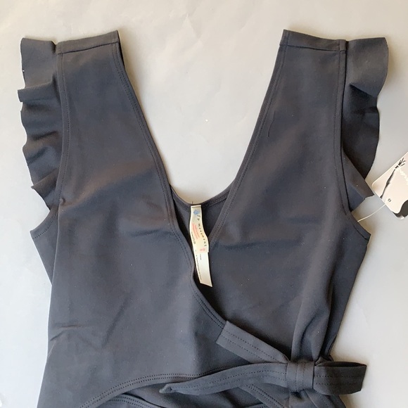 NWT Free People Streamline Bodysuit in Black - Picture 7 of 10
